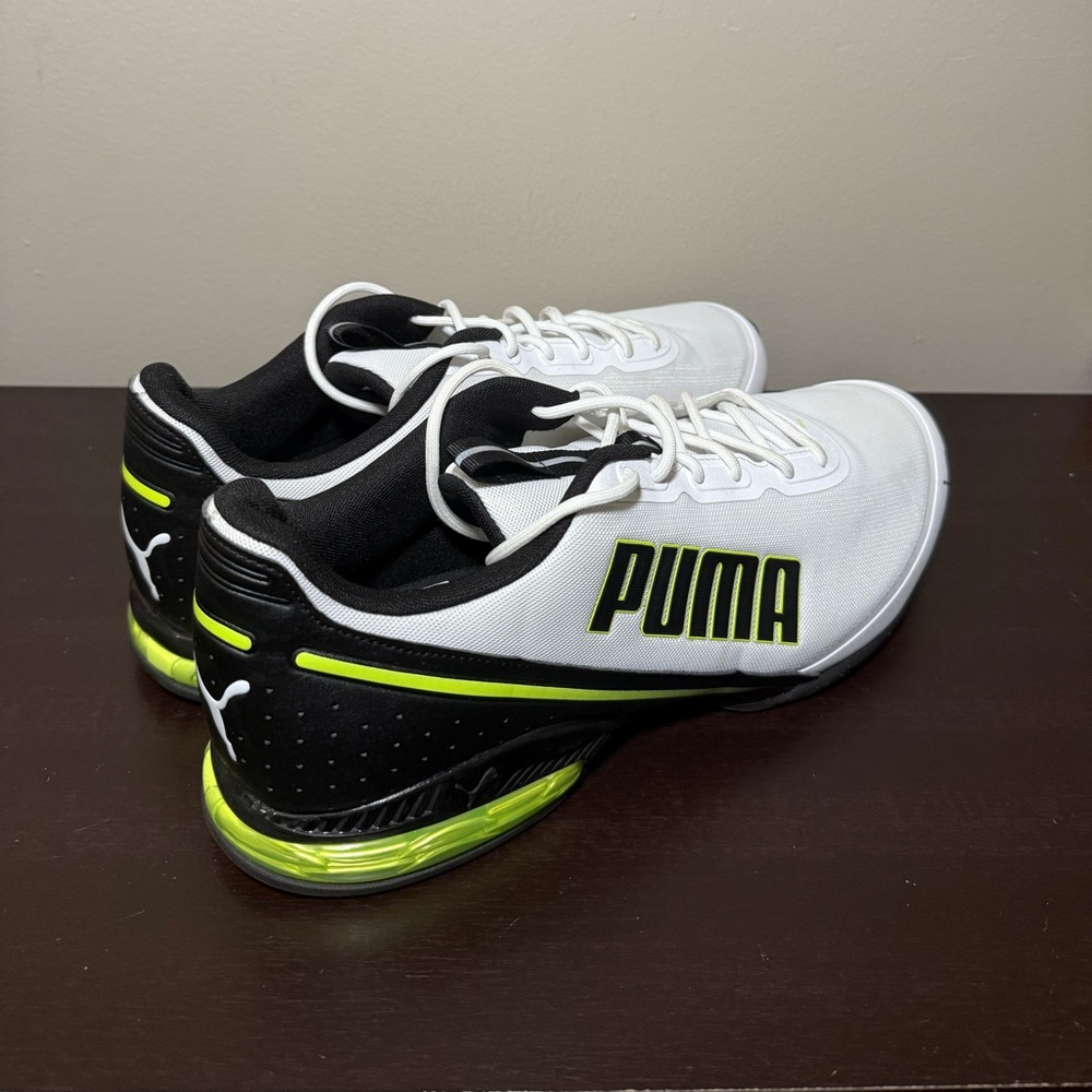 Puma Cell Divide Running  Mens White Sneakers Athletic Shoes Size 14 - Picture 3 of 7